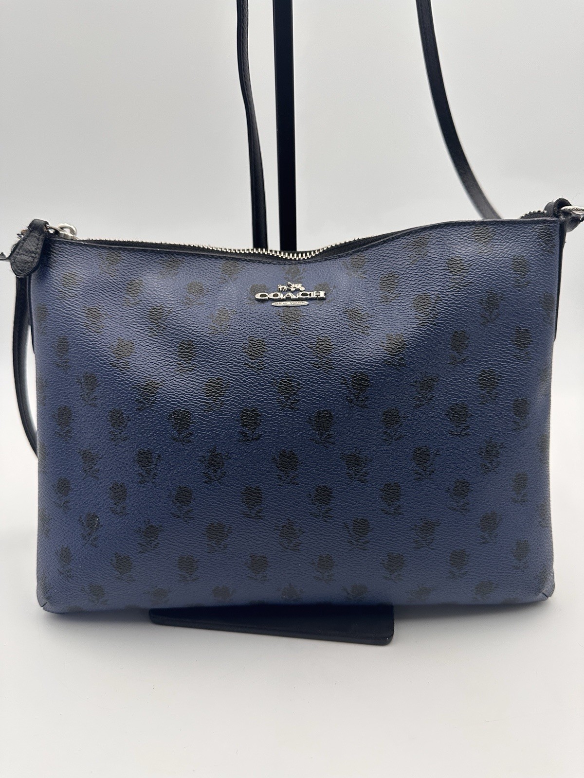 COACH Badlands Midnight Floral East West Pop Out Crossbody Shoulder Bag Purse