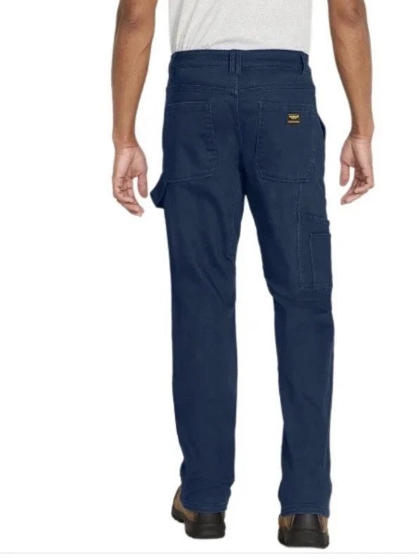 CAT Men’s Utility Work Pants 30×30 Navy Flex Waistband Durable Construction