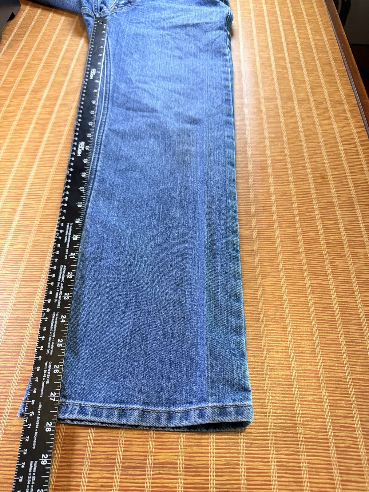 Ariat Rebar M4 Relaxed Boot Cut Jeans Men’s 28/30 Blue Durastretch Edge[H-144]