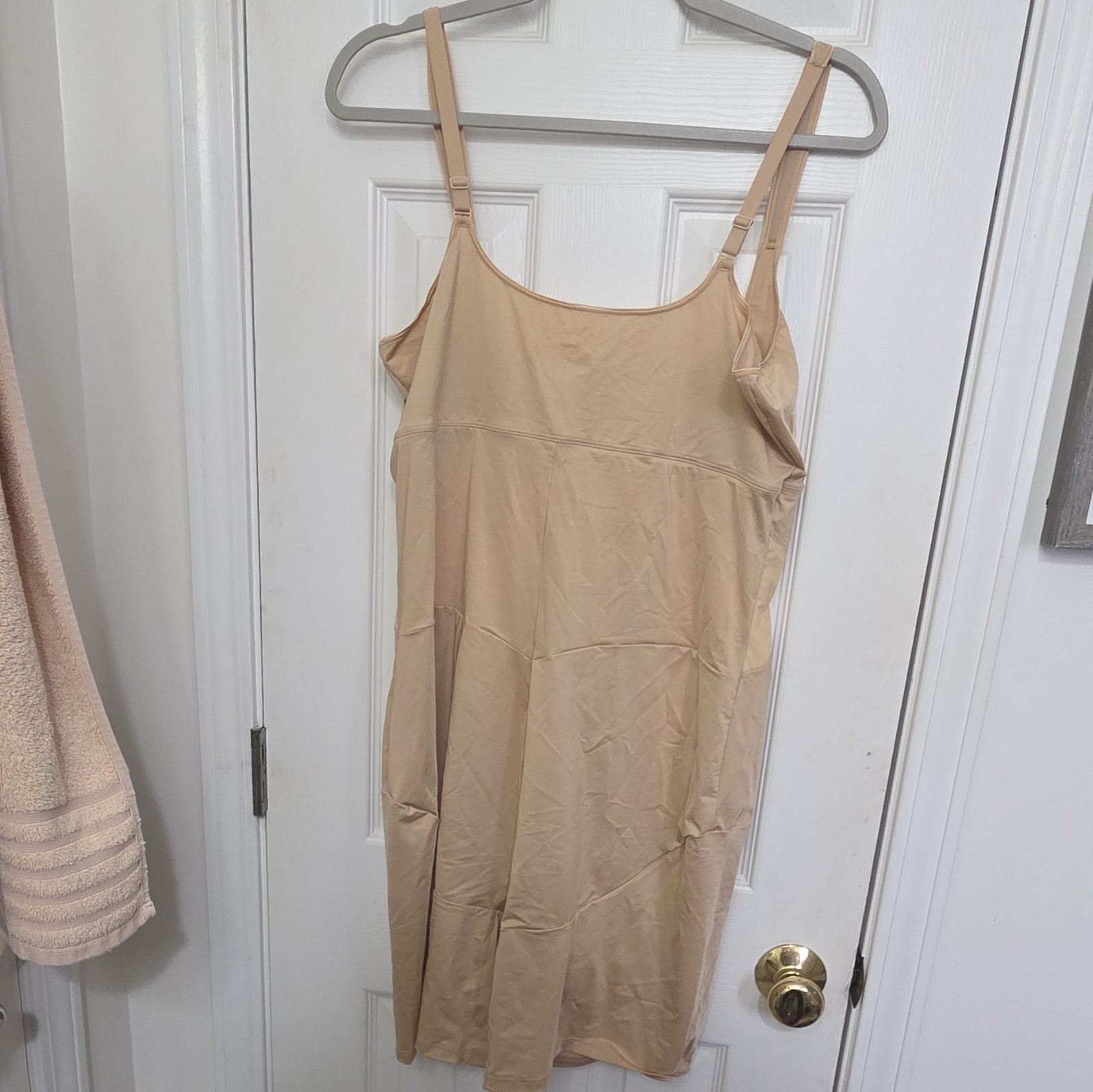 Cacique Shapewear One-Piece Thigh Shaper Beige 22/24