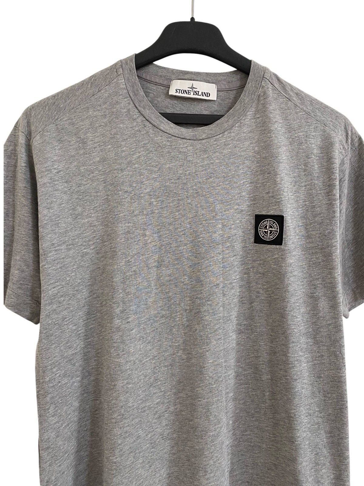 Stone Island Patch Program T-Shirt Men’s Color Grey Size – Medium