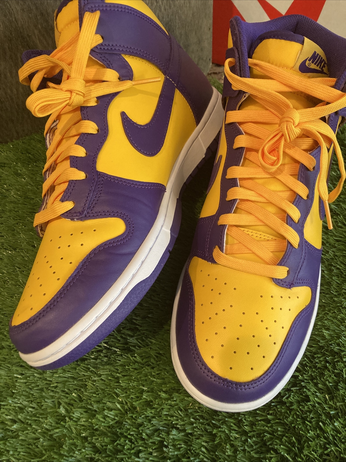 Nike Dunk High Lakers: DD1399-500 Size 10