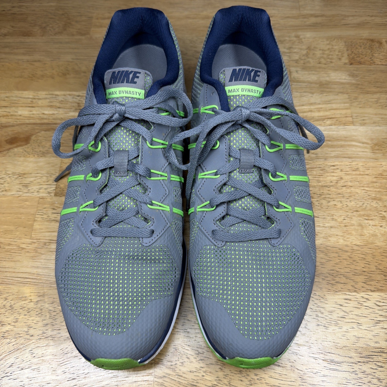 Men’s Nike Air Max Dynasty Grey/Lime Green/White Size 10