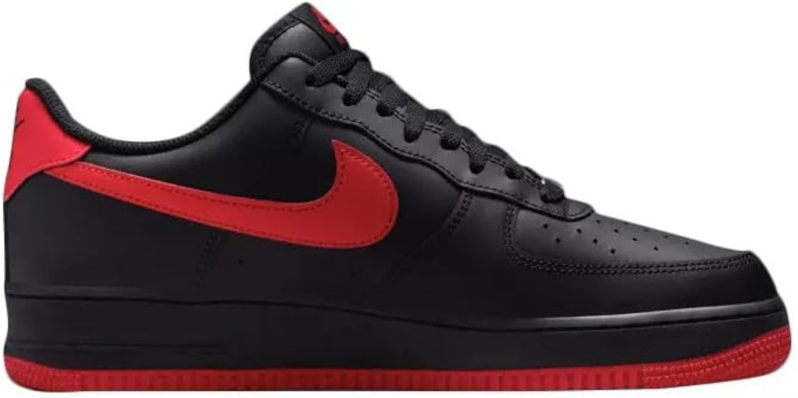 Nike Air Force 1 – Black/University Red/Black – 08.0