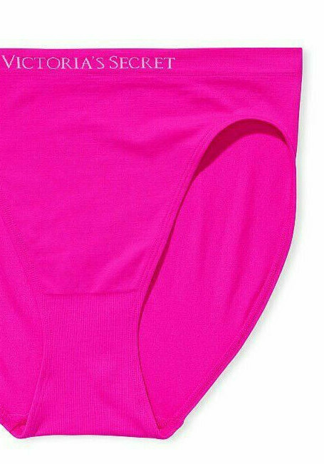 XXL Hot Pink SEAMLESS NOSHOW FULLBACK Victorias Secret HighLeg Waist Brief Panty