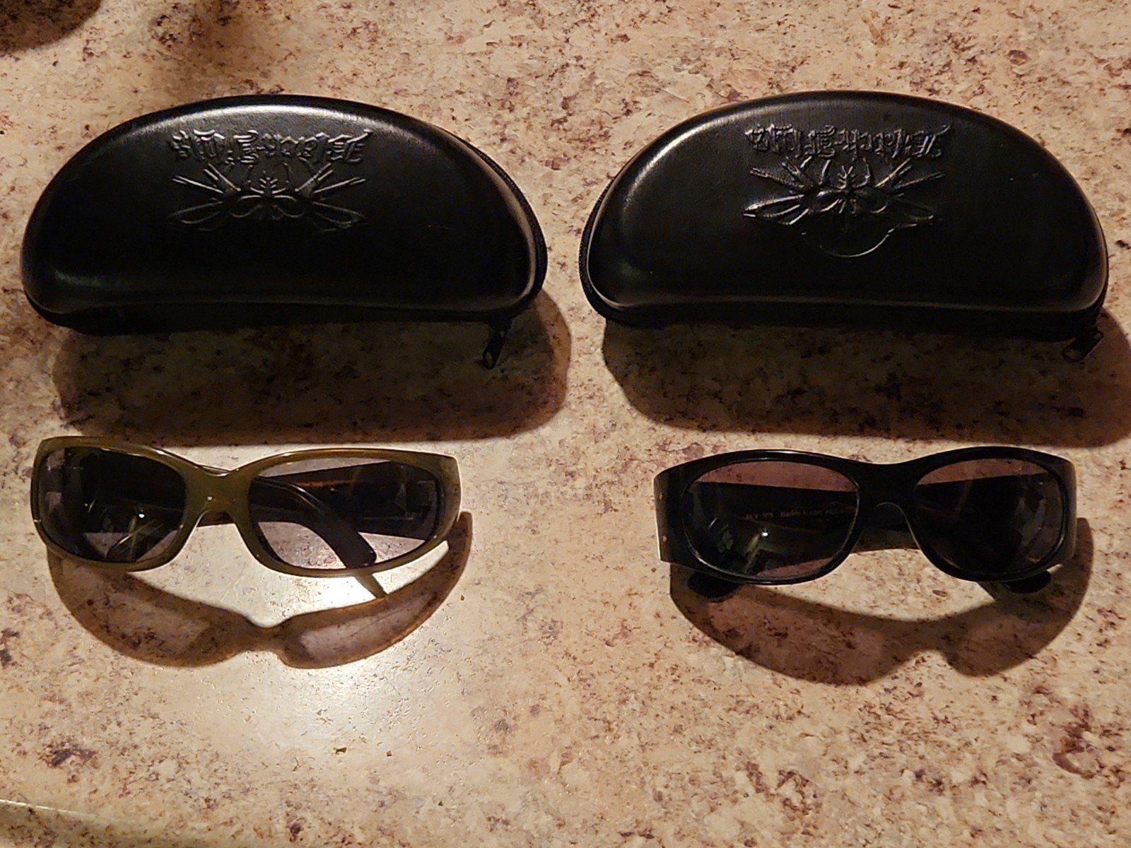 LOT OF 2 Black Flys Fly No. 5 Sunglasses – Black -Polarized Lenses / STEALTH