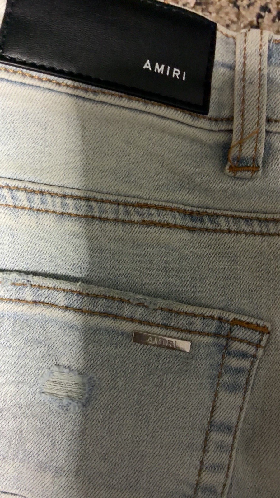 Amiri Baby Blue Mx1 Size 29-30
