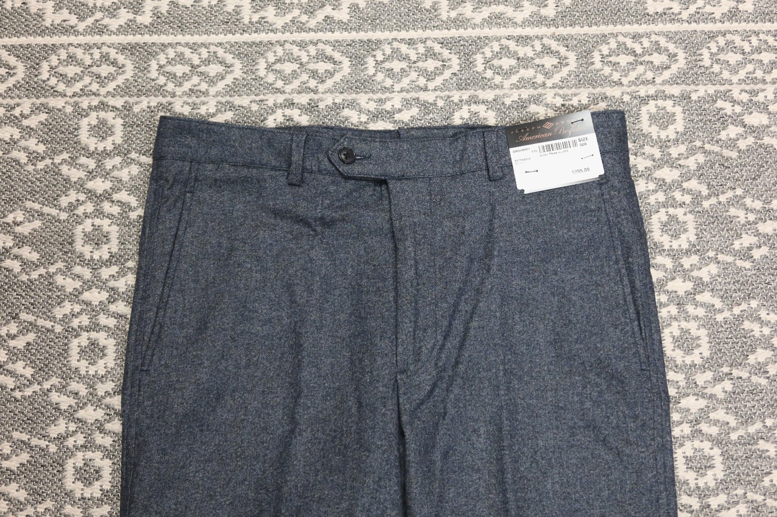 $295 Joseph Abboud Men’s Modern Fit Dress Pants – Size 32 – Blue