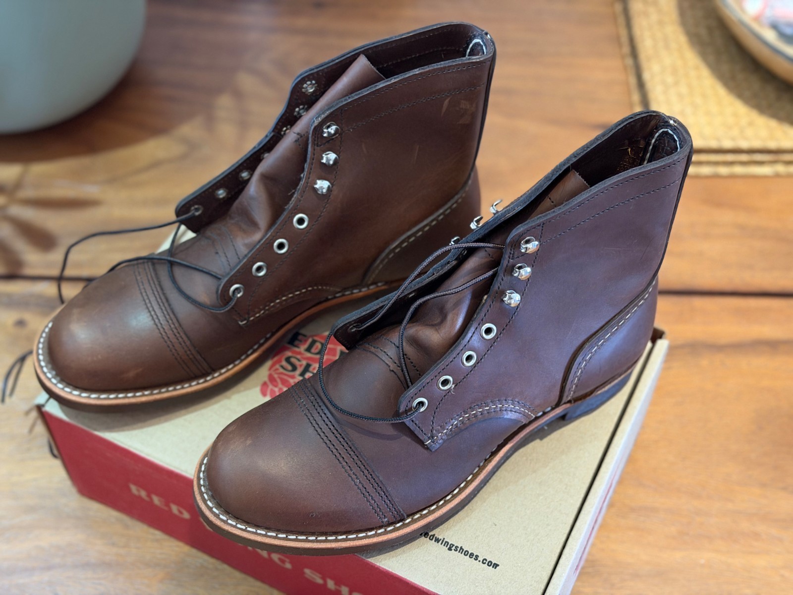 Red Wing Iron Ranger Men’s Boot – Amber Harness (8111) Size 10 New in Box