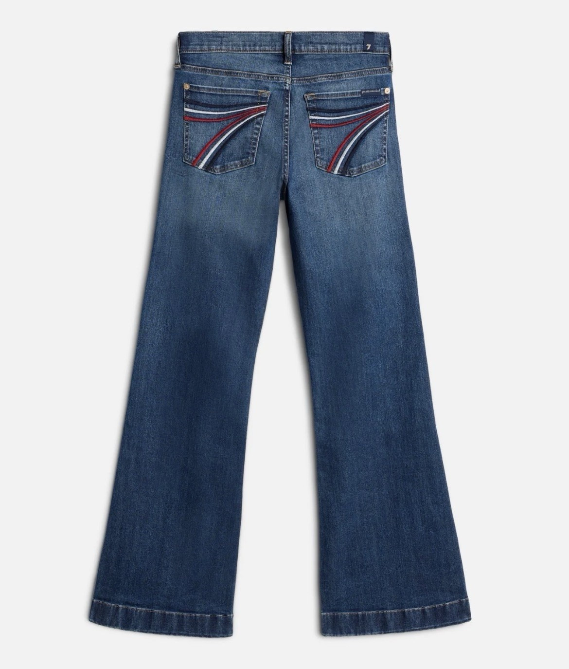7 For All Mankind Women’s Bootcut Blue Denim Jeans Medium Wash. size 27