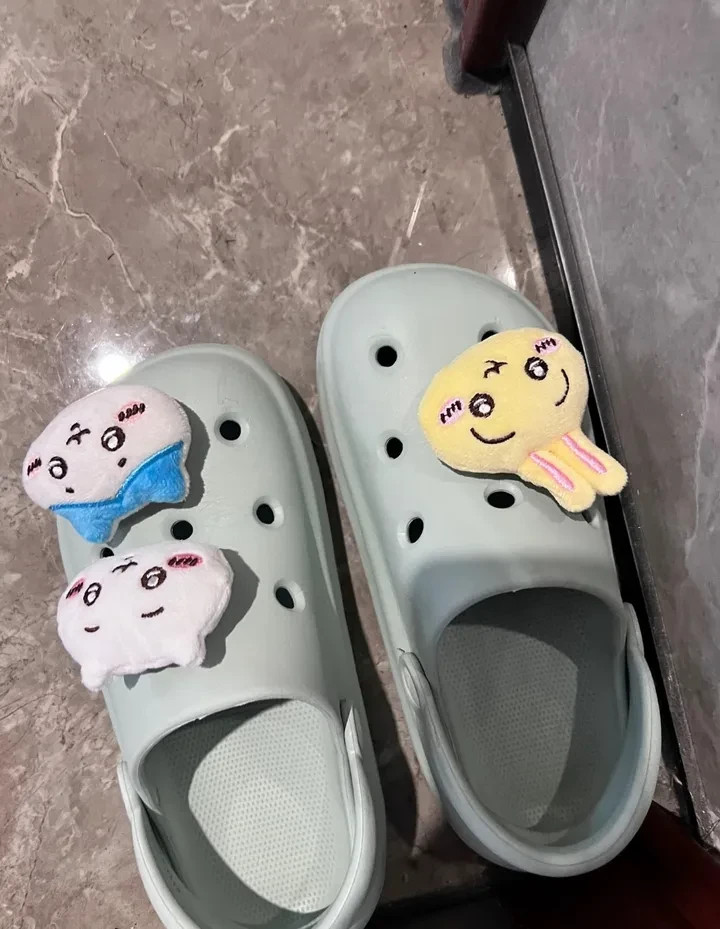 Big Plush Animal Character 3Pcs Crocs Jibbitz Shoe Charms DIY Parts Set