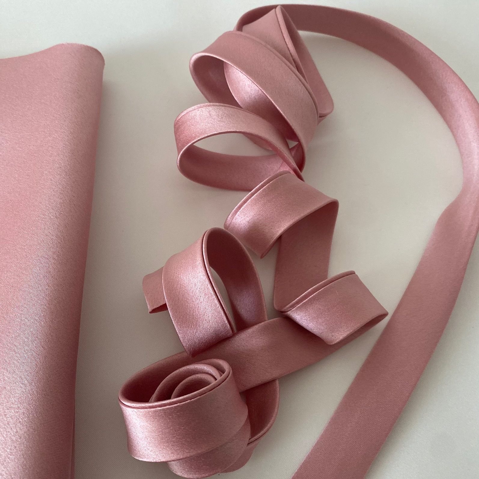 Satin Tie Back Lace Up Wedding Dress Strap Zipper Ribbon Replacement 157.48 Inch