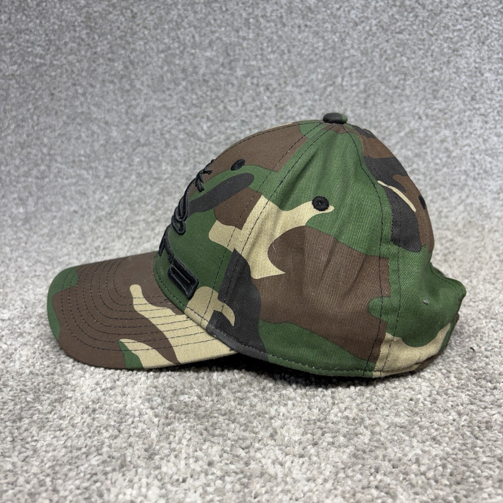 Cobra Puma Golf Camo Snapback Hat Cap Green Brown Black Adjustable One Size