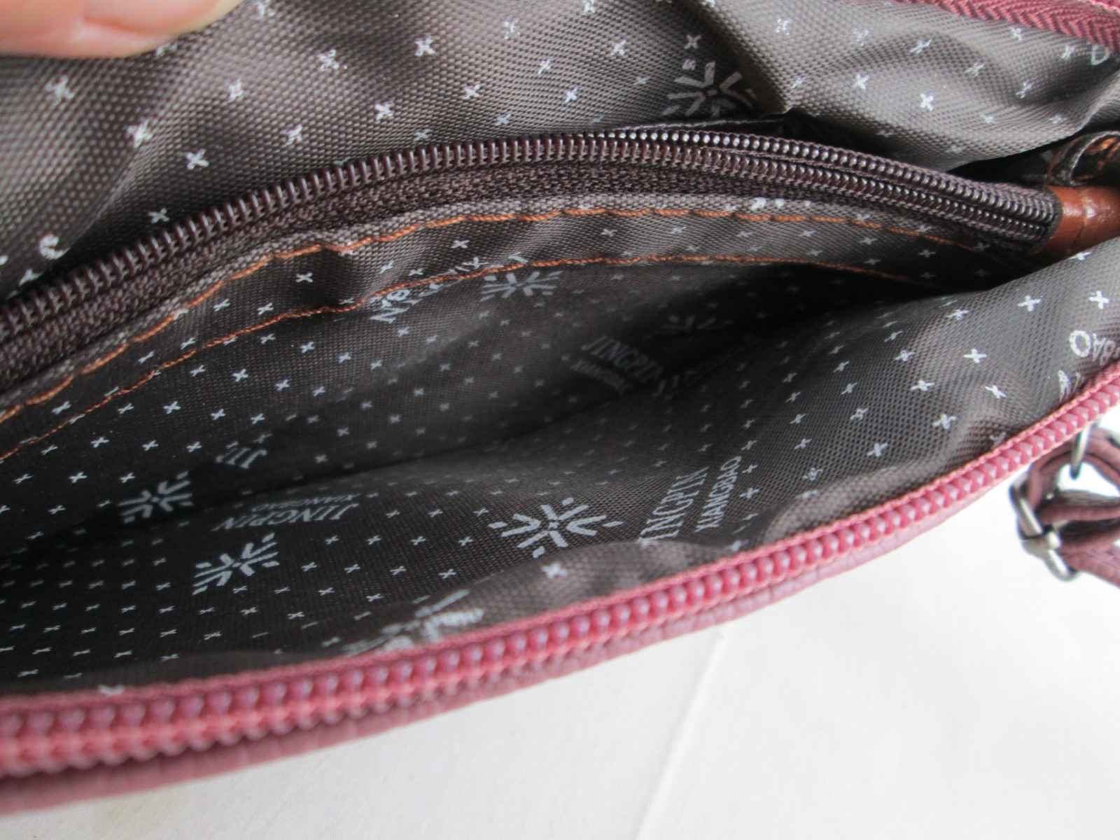 Lavender Faux Leather Crossbody Bag Purse Shoulder Min Min 7.75″ x 4.5″