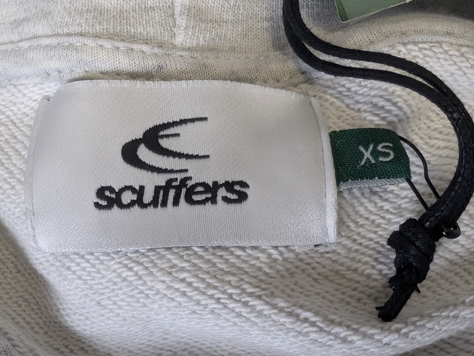 Scuffers Hoodie Size XS Oversized Sign With Love Sweater Streetwear Grey BNWT