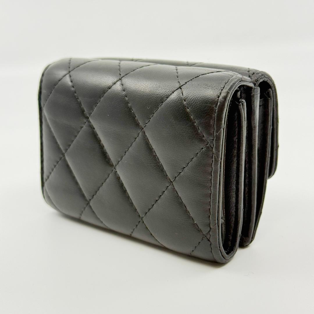 Excellent Condition CHANEL Chanel Matelass Trifold Wallet