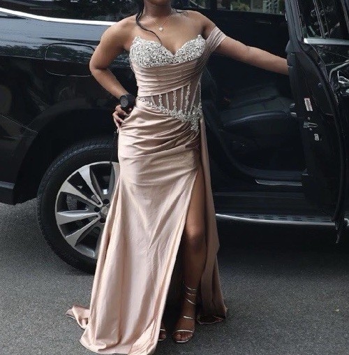 Women’s Champagne Gown/ Prom dress