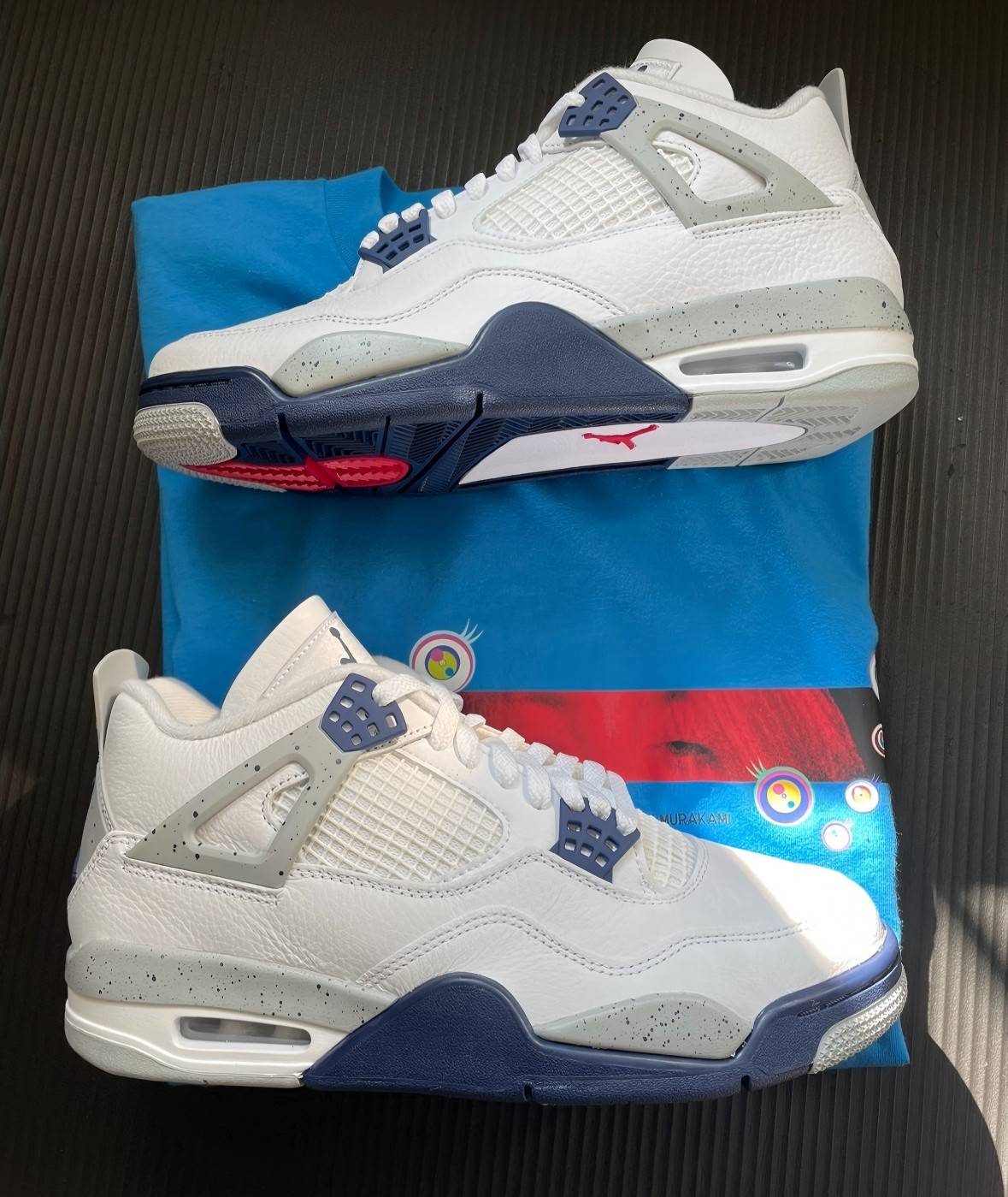 Jordan 4 Retro Midnight Navy Men s Mid Top Basketball Shoes US Size 7-12