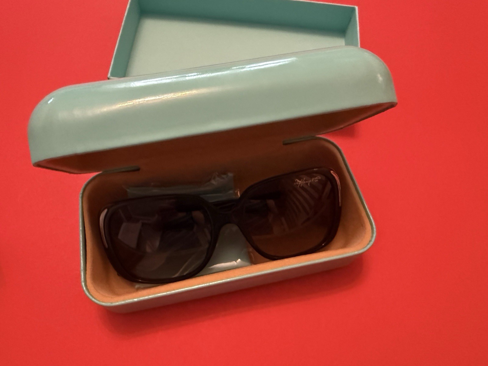 Tiffany & Co. TF Oversized Sunglasses Women Brown Frame Tinted UV400