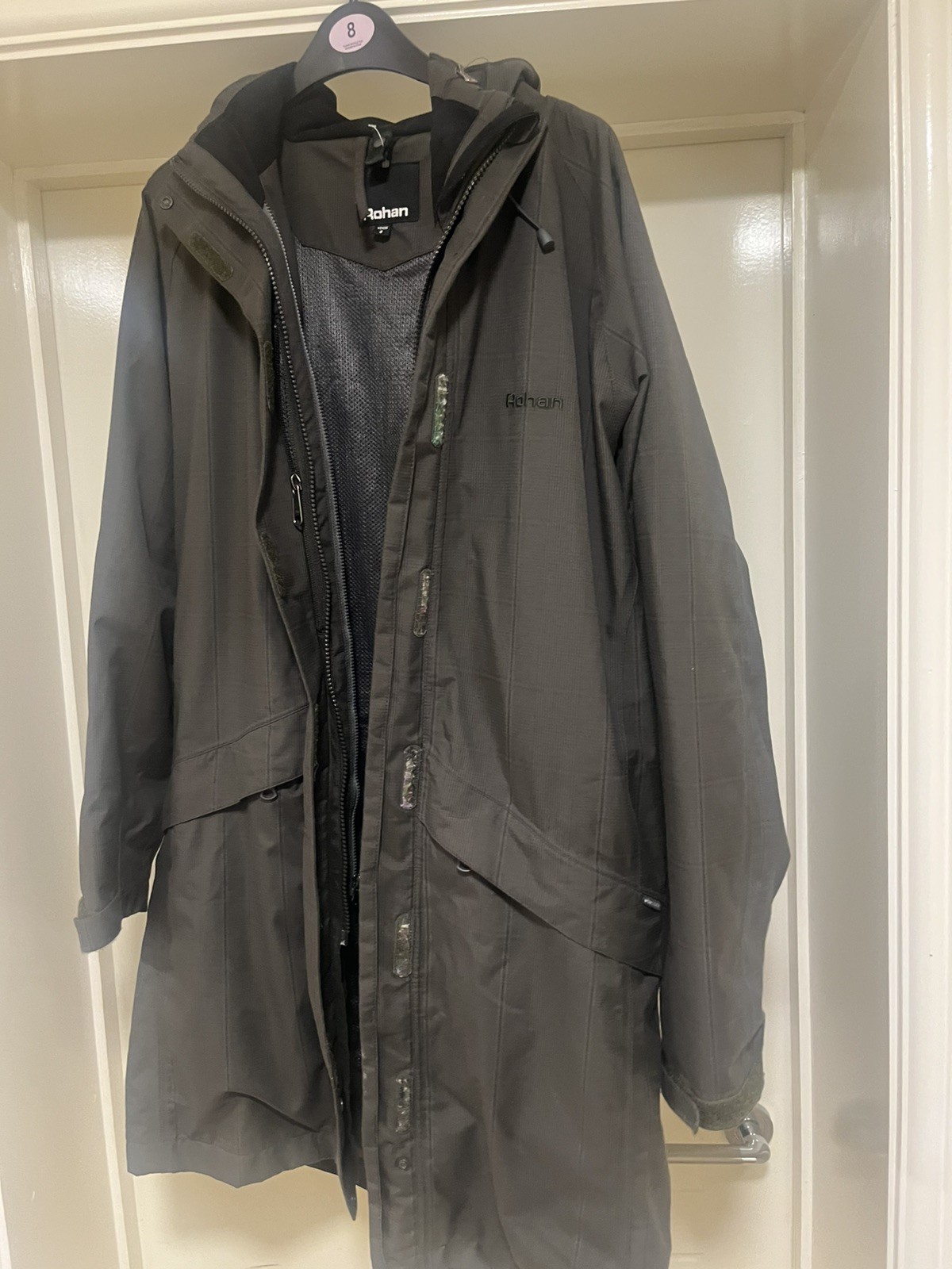 Rohan Womens Hilltop Jacket Barricade Waterproof Olive Green Size Small