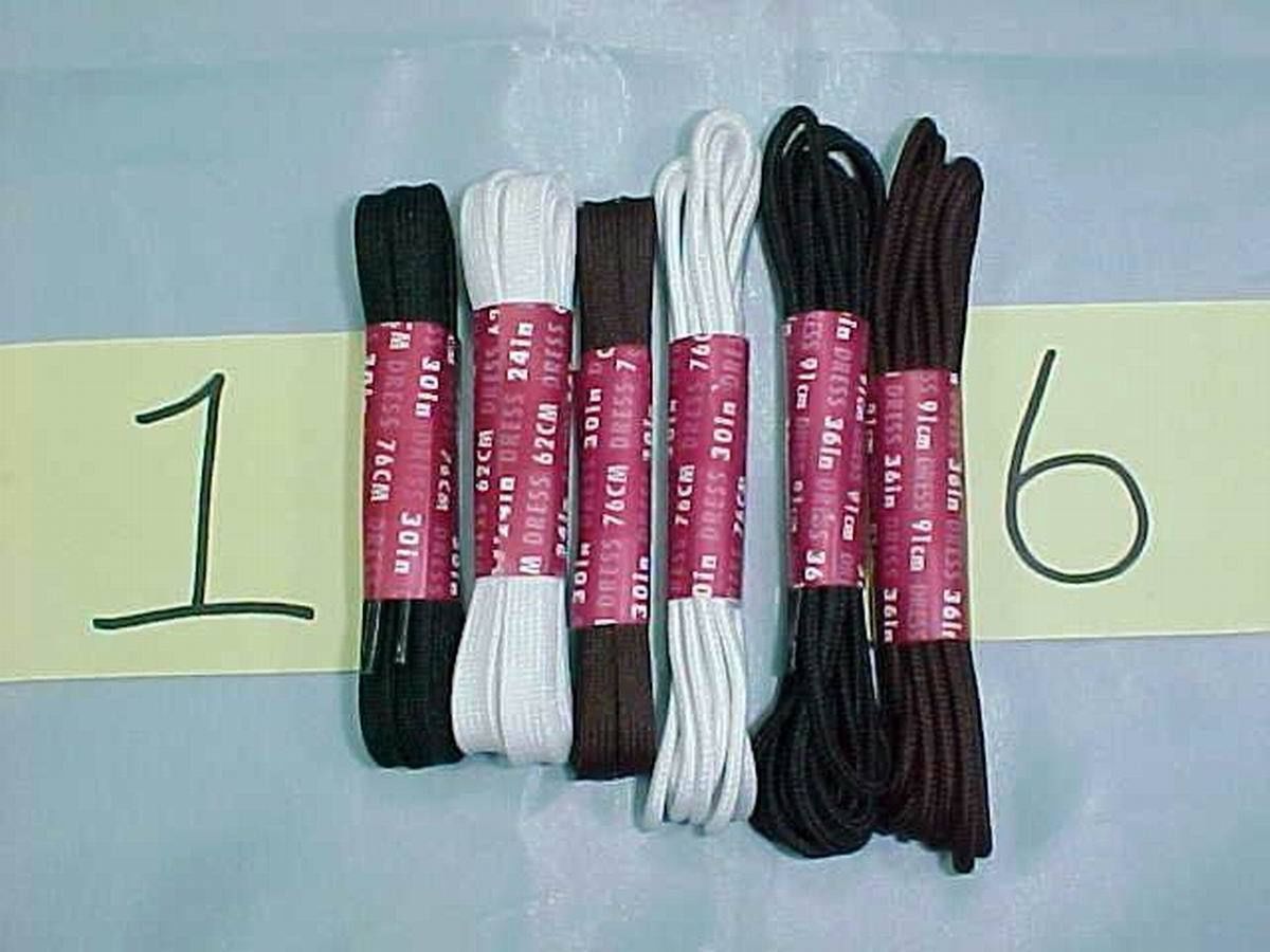 NEW 18 TO 36 INCH DRESS SHOELACES COLORS SHOE LACE MEN