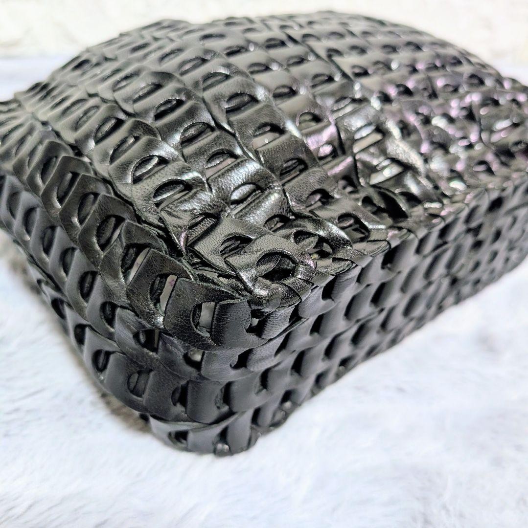 Excellent Condition DORAGON Dragon Diffusion Leather Mesh Tote Bag