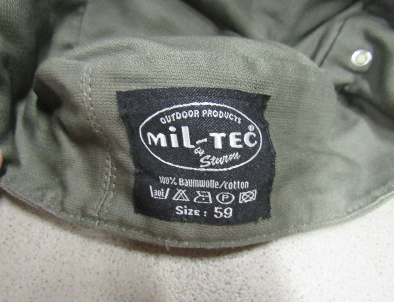 Sturm Mil-Tec German Moleskin Field Hat Cap M43 Style Size 59 & 60 New Old Stock