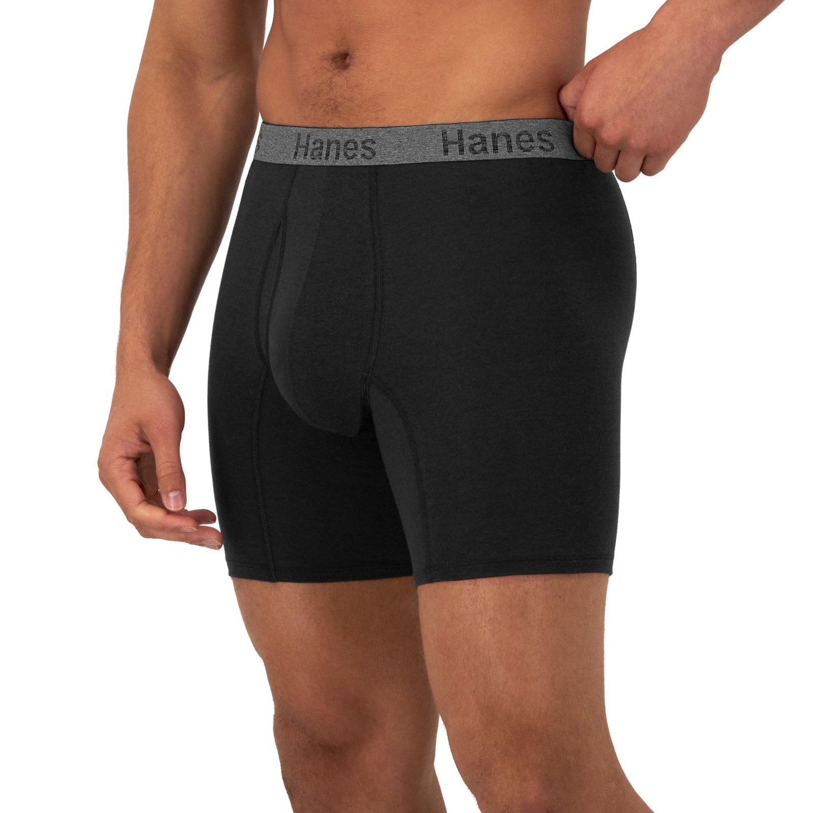 Hanes Mens 3-pack Comfort Flex Fit Ultra Soft Stretch XX-Large, Blue/Black