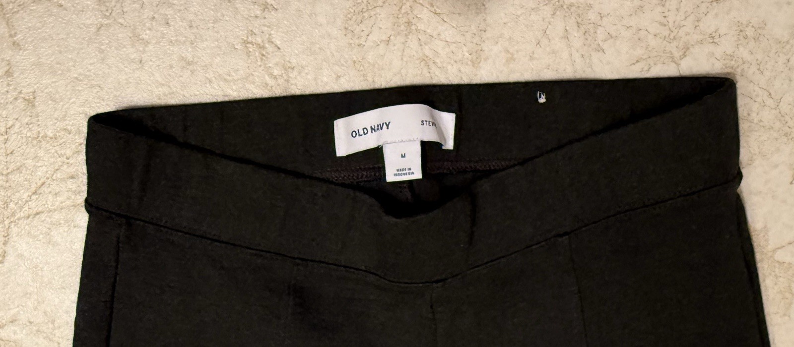 Old Navy Stevie Ponte Pants Women’s M Grey Pull On, Elastic Waist Skinny/Career