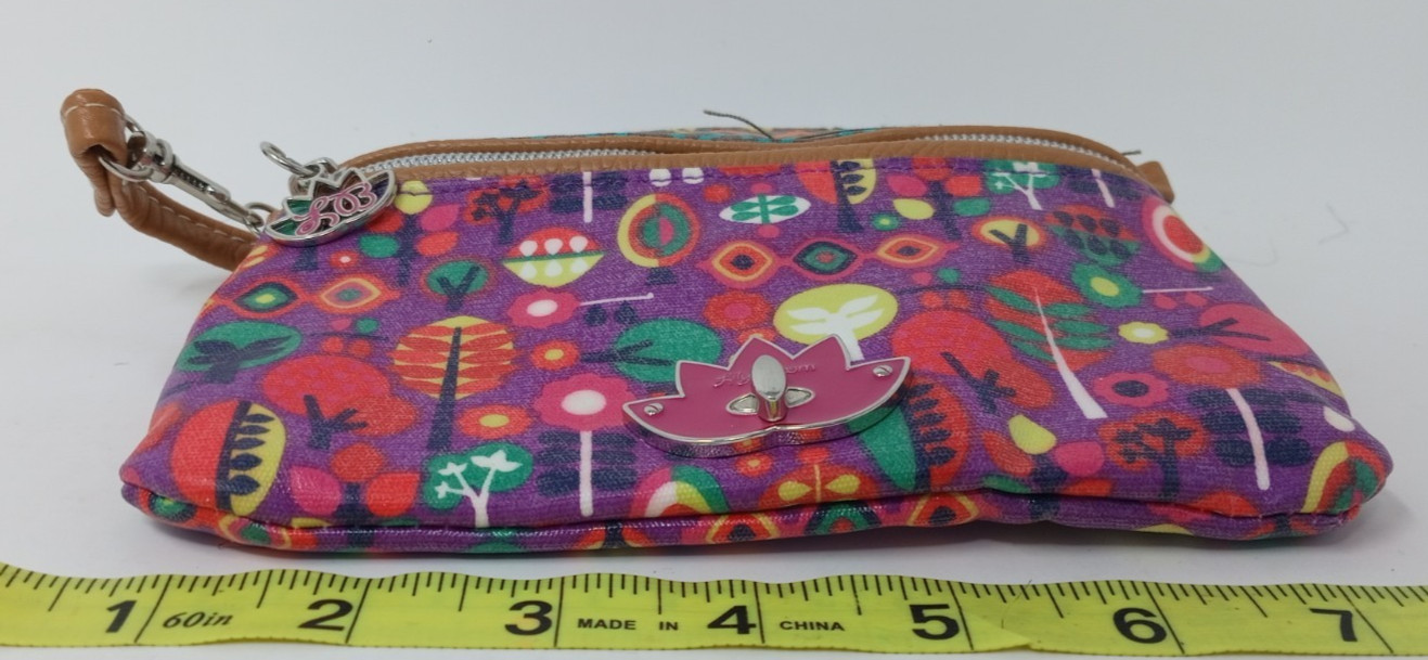 Lily Bloom Floral Wristlet Colorful Eco Friendly