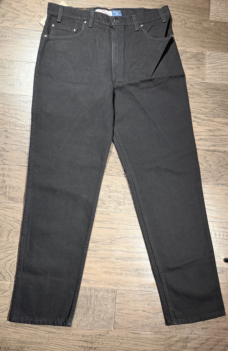NWT Vintage 90s Levi’s Signature 540 Relaxed Fit Jeans Black 36X32 USA Made