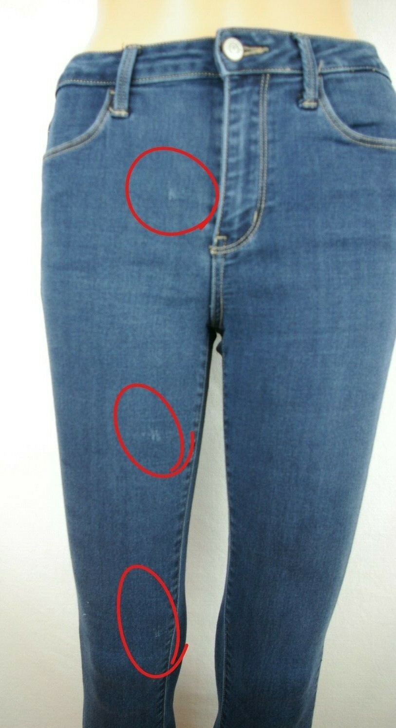 Bridge by Sly High Rise Skinny Dark Wash Denim Jeans Women’s Sz 27 Cotton Blend