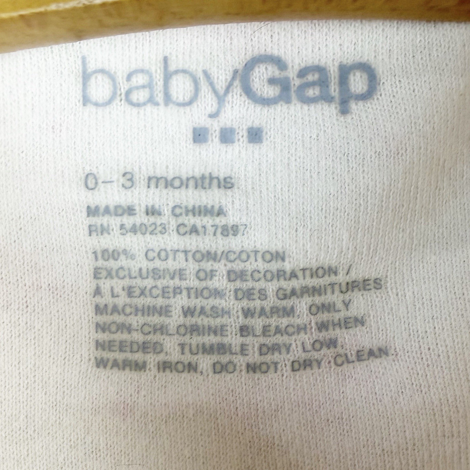 Baby Gap Convertible Infant Gown Pink Bows Fold Over Cuffs 100% Cotton 0-3M NWT
