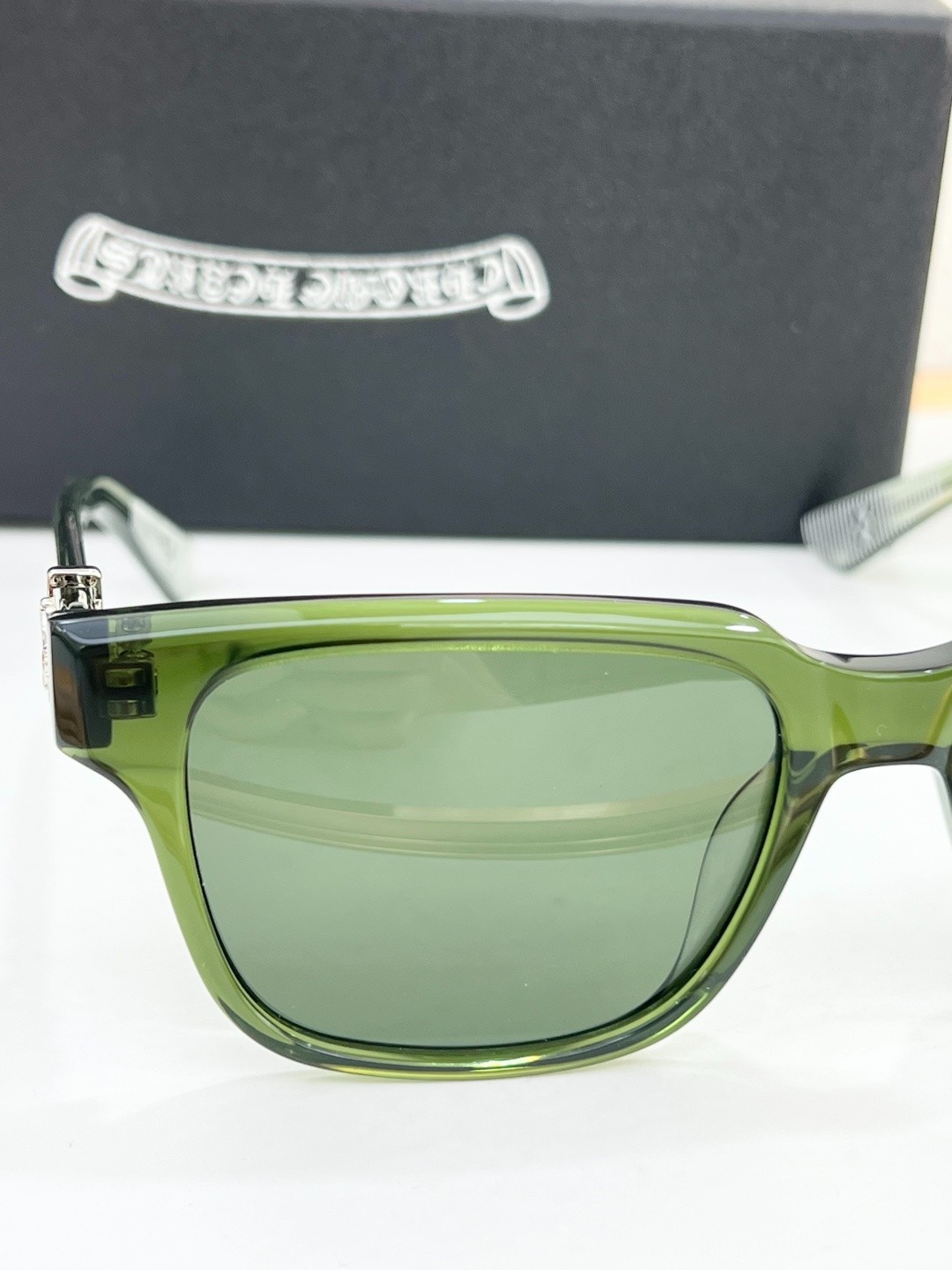 CHROME HEARTS MODEL：VAGILLIONAIRE II Sunglasses SIZE：56口19-152 🐱 1424 1624
