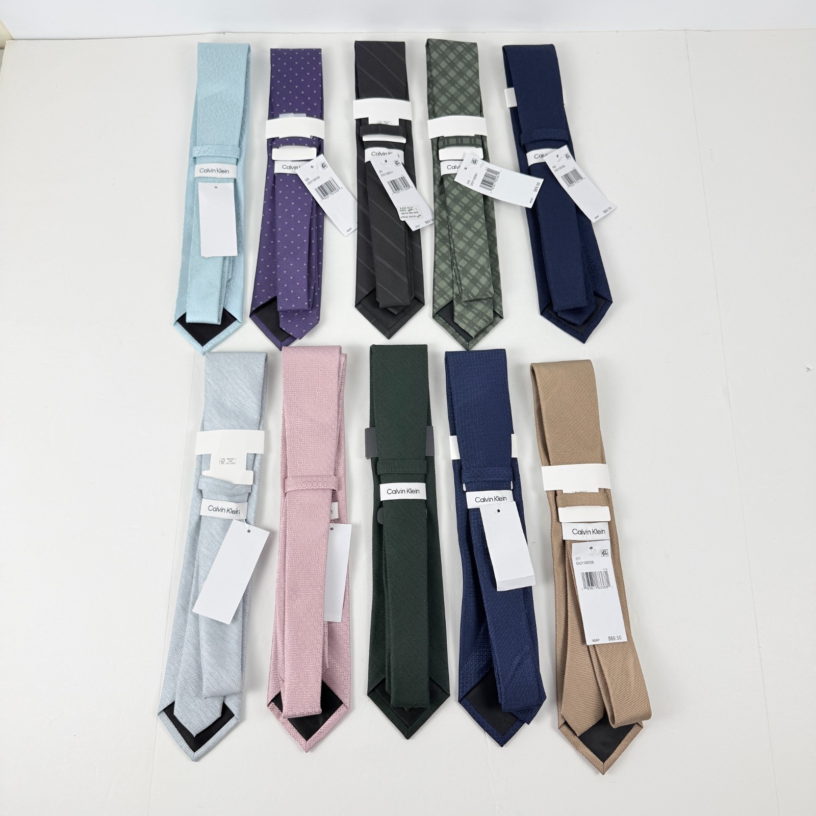 Calvin Klein Men’s Premium Ties Assorted Business Wedding Formal New Fast Ship