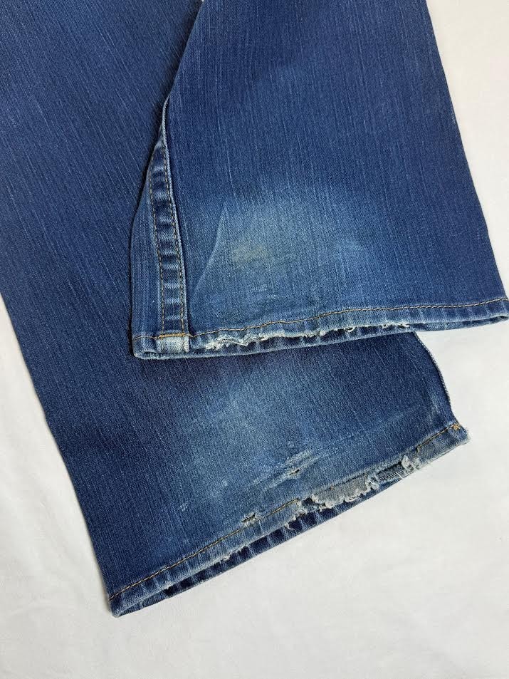 Vintage True Religion Womens Jeans 30 Becky Bootcut Stretch Denim Pants USA Made