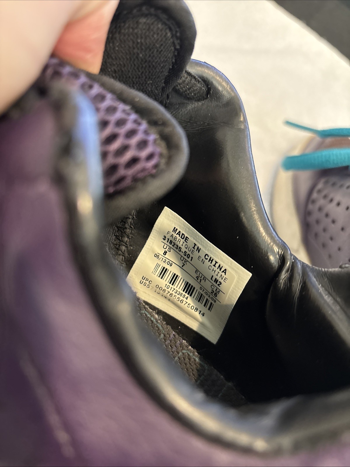 Men’s Nike Sb Zoom Tre A.D. ‘Grand Purple’ Size 8 Skate Shoes