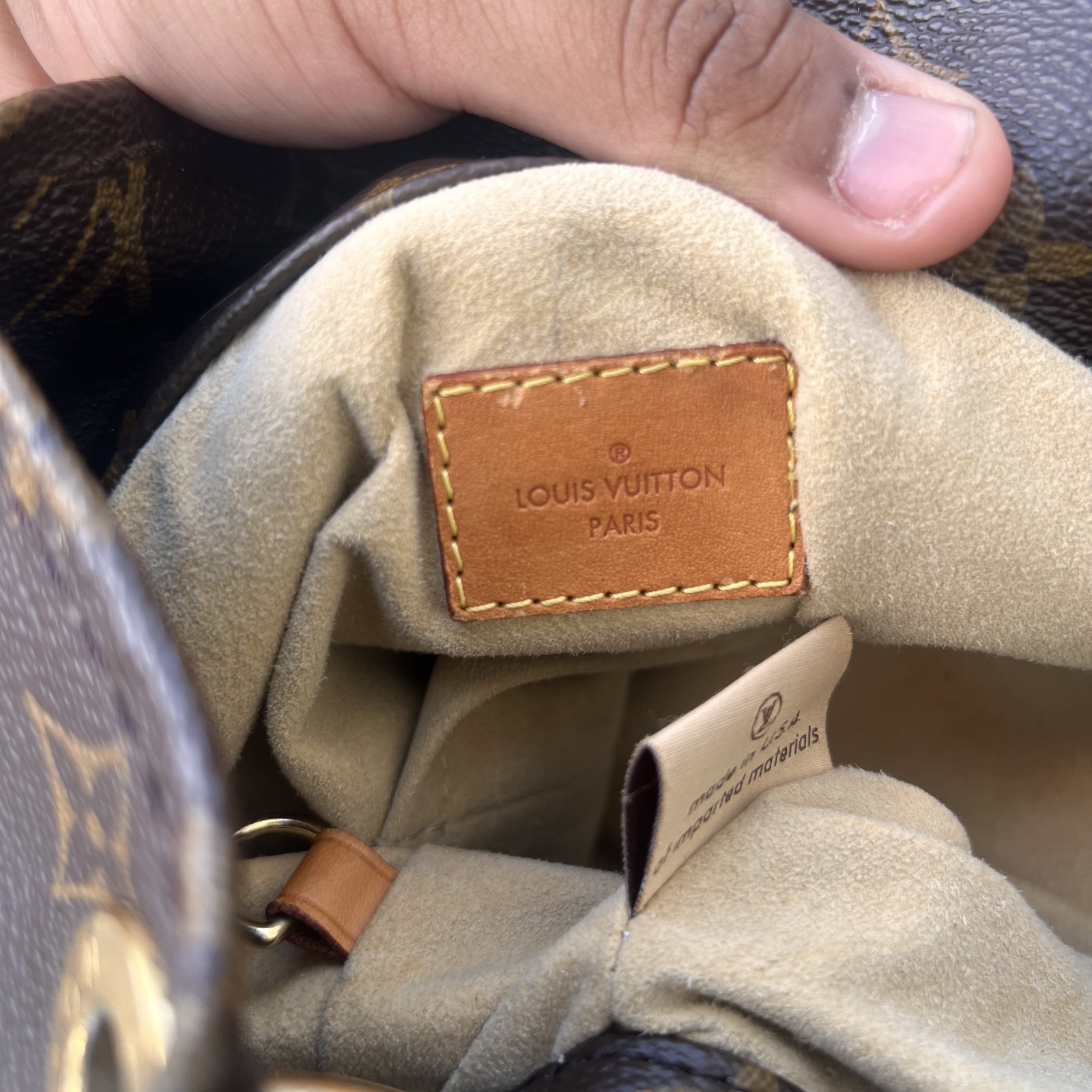Louis Vuitton LV Hand Bag M40249 Artsy MM Brown Monogram Y2K Logomania Boho Chic
