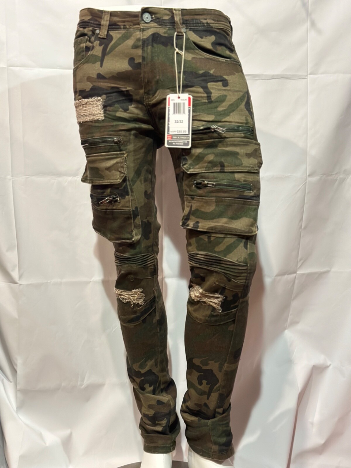 Men’s Bleeker Bleeker Straight Fit Jeans Camo Denim (typhoon) Skinny D610