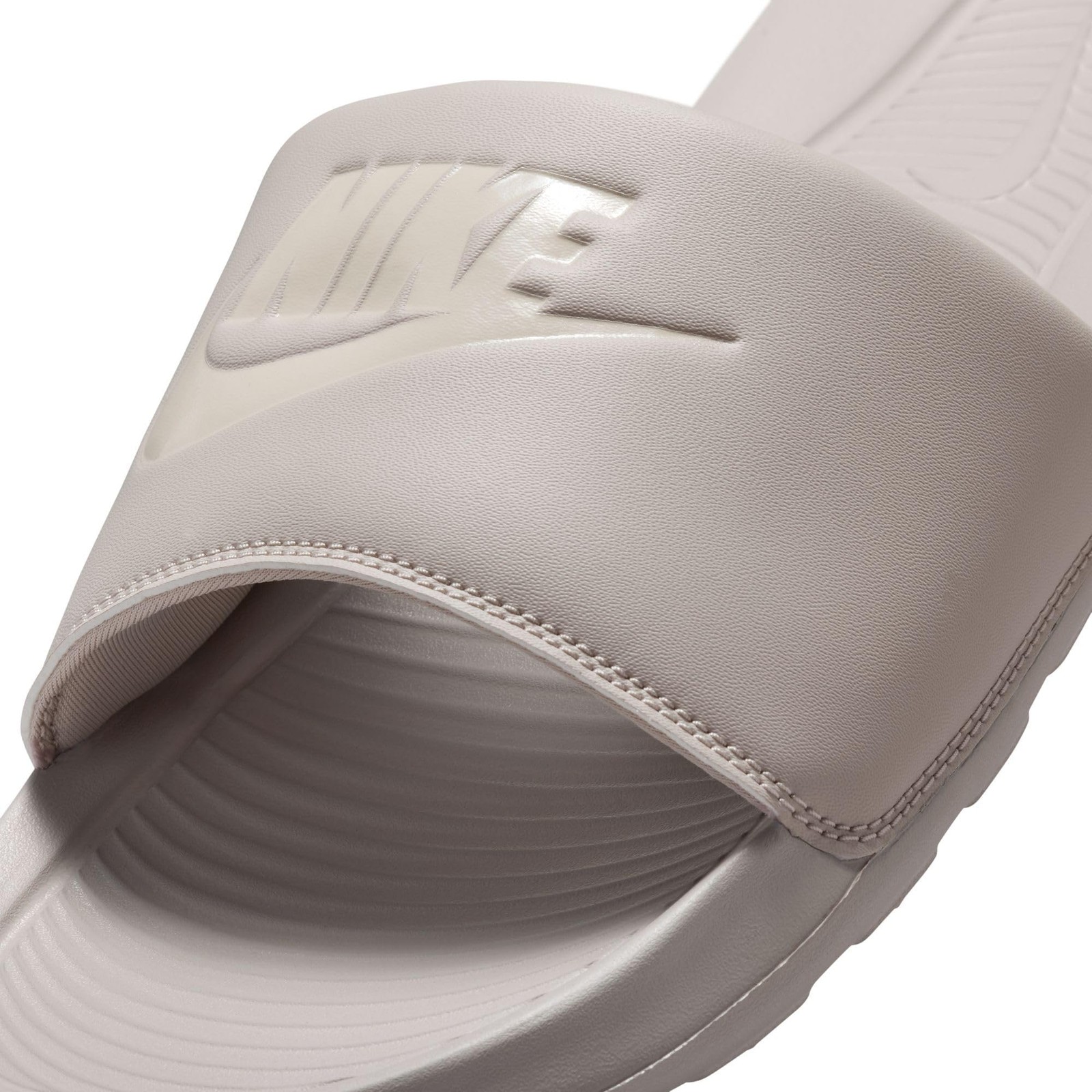 Nike Victori One Men’s Slides, Mineral Slate/Coconut Milk, 15 – Mineral Slate/Co
