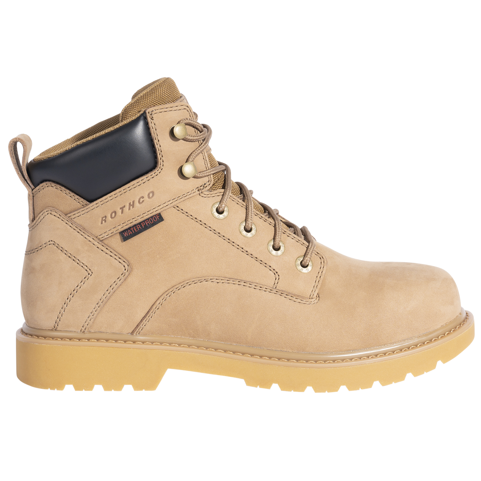 Men’s Tradesman 6 Inch Work Boot Waterproof Lightweight AR 670-1 Coyote Brown
