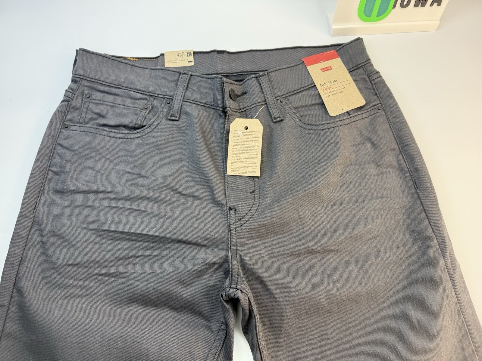 LEVI’S 511 Slim Stretch Men’s Charcoal Gray Jeans 33 x 32 NEW WITH TAGS!