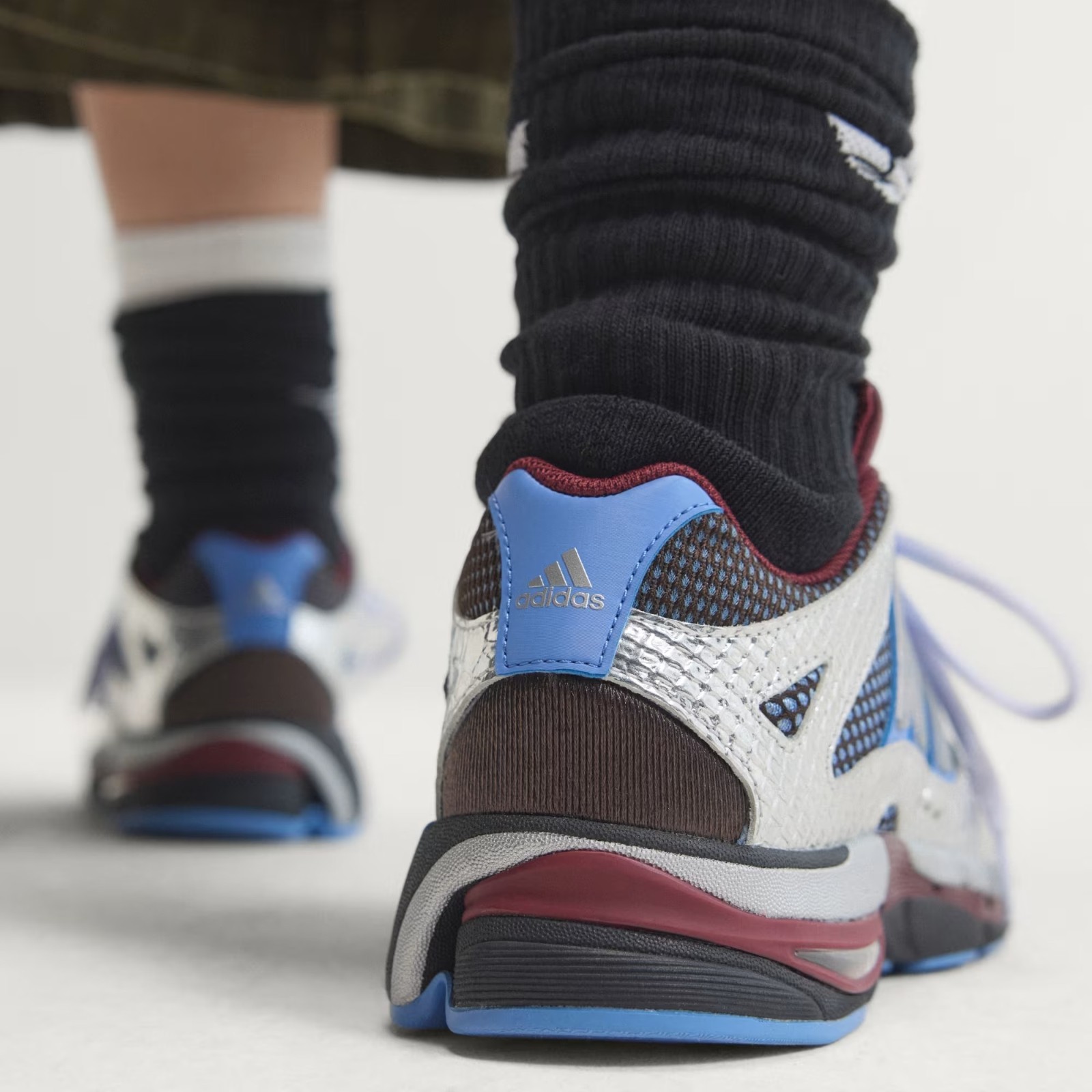 adidas Originals ADISTAR MLD KJ4896 Aurora Coffee Silver Metallic Blue Fusion