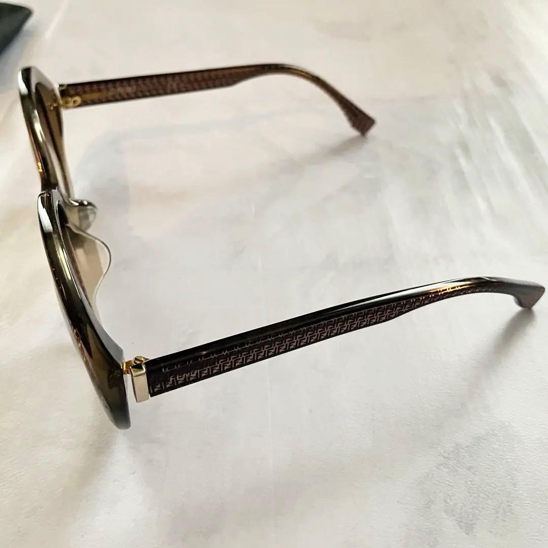 FENDI Sunglasses, Zucca Pattern, FF0001/F/S, Brown, Good