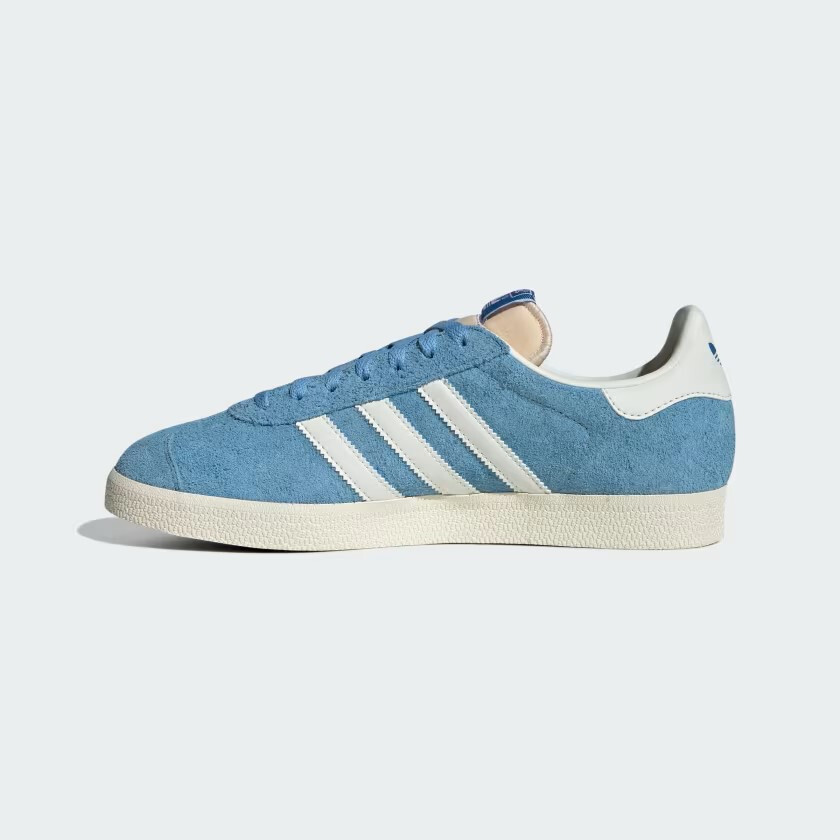 Adidas Gazelle Light Blue Off White Sneakers Shoes IF9653 45 1/3 46 2/3 US 11 12