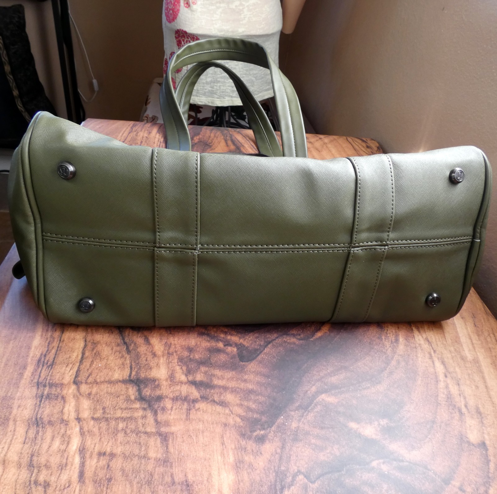 NWT Lululemon Om For All Bag In Fatigue Green