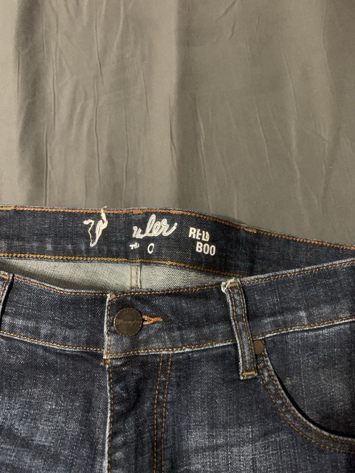 Wrangler Men’s Retro Jeans 34×36 Blue Denim Relaxed Boot Cut