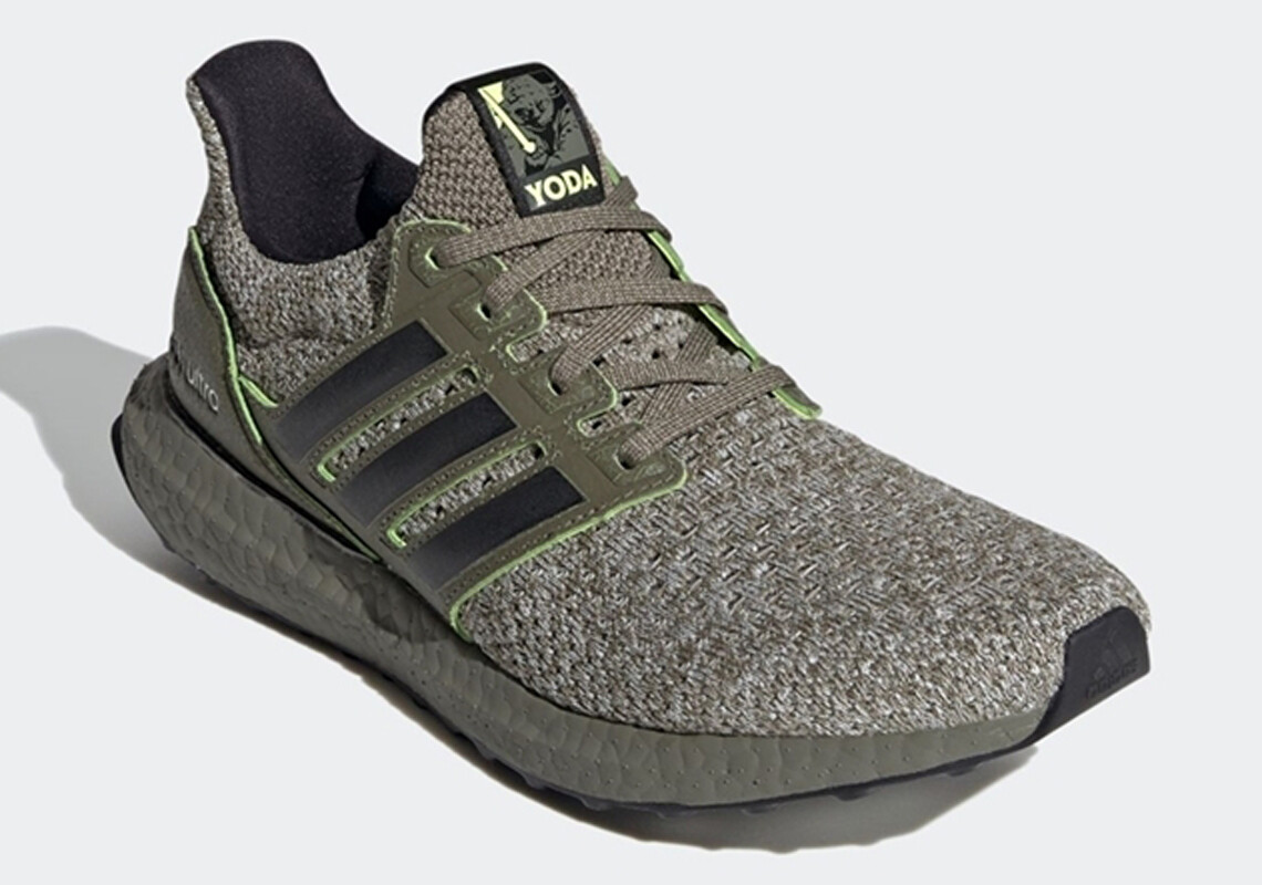 Adidas Ultraboost Ultra Boost DNA X Star Wars Yoda Green FY3496 Running