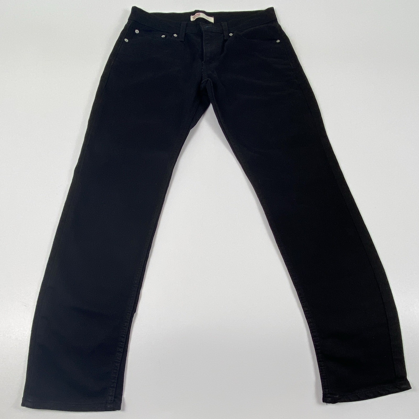 Signature by Levi Strauss & Co. Men’s Slim Fit Black Dark Wash Denim Jeans 32*32