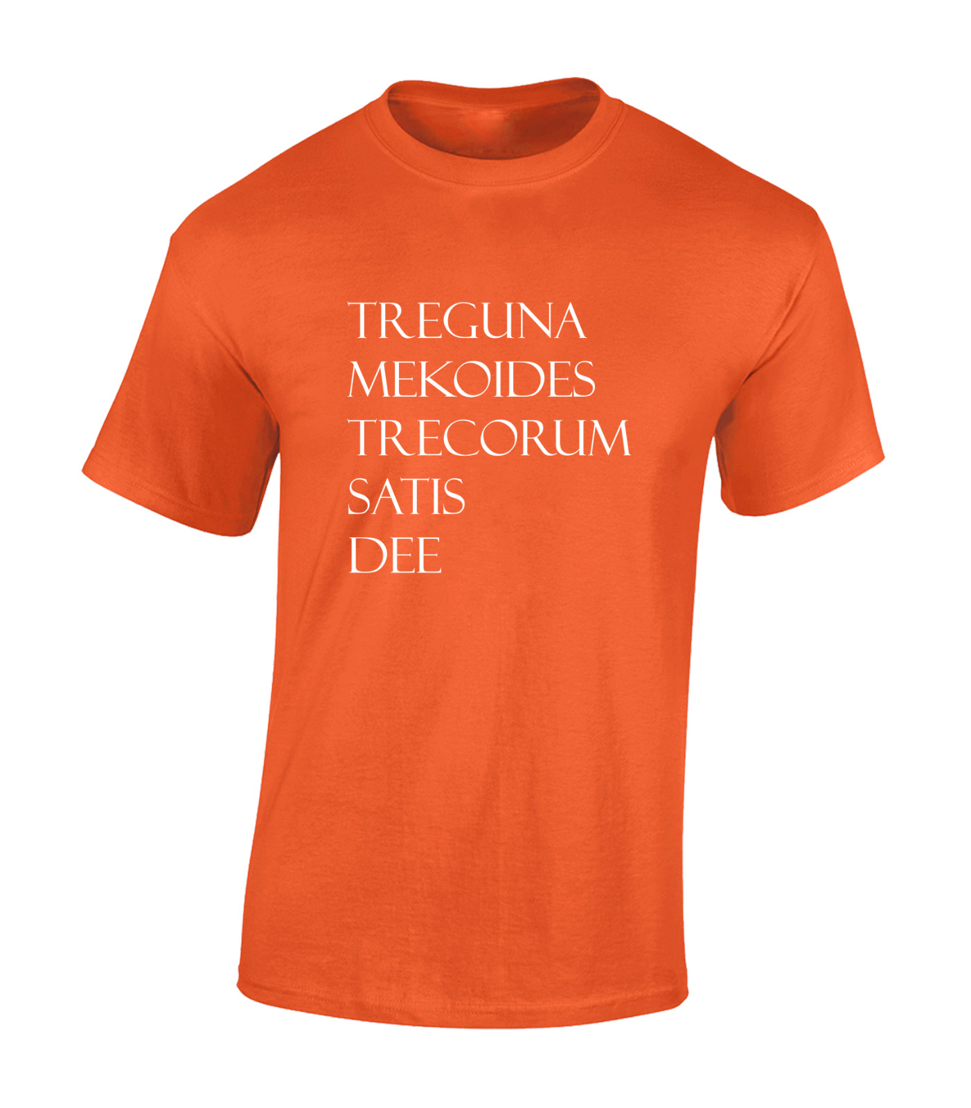 TREGUNA MEKOIDES MENS T SHIRT COOL MAGIC SPELL RETRO COMEDY FUNNY FILM TOP